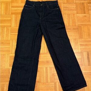 Uniqlo Dark Blue Flare Jeans